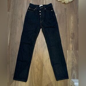 Doen dark blue indigo high waist jeans